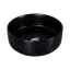 Eros SIMPLE 8 - PULTRA ültethető - Top Counter - porcelán mosdó - MATT FEKETE - 36 x 36 x 13 cm