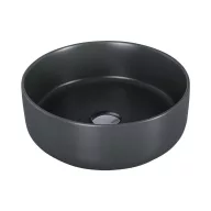   Eros SIMPLE 8 - PULTRA ültethető - Top Counter - porcelán mosdó - MATT SZÜRKE - 36 x 36 x 13 cm