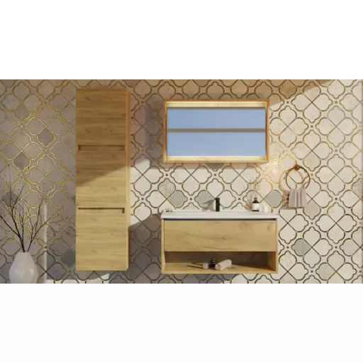 TMP NORD CRAFT fali függesztett ÁLLÓSZEKRÉNY - 150 x 38 cm