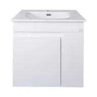   TMP VISION 60 fali függesztett fürdőszobai bútor - SKY E-8099-60 porcelán mosdóval - 61 x 46 x 56 cm