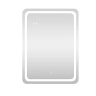   Viva AURA fürdőszoba tükör - érintőkapcsolós - páramenetesítős - órával - LED - ÁLLÓ - 60 x 80 cm