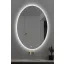 Viva AURA PINO 60 fürdőszoba tükör - érintésmentes - AMBIENT LED - ELIPSZIS -ÁLLÓ - 60x80 cm