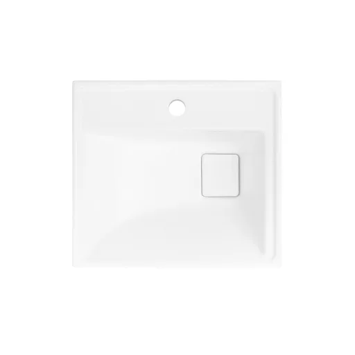 Piramida EURIDIKA 50L fali / álló fürdőszobabútor - műmárvány mosdóval - 50 x 75 x 38 cm