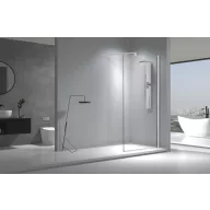   Viva AQUA Max WALK IN zuhanyfal - 8 mm vízlepergető víztiszta üveg - 100 x 200 cm