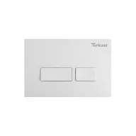   CeraStyle NIL NYOMÓLAP falsík alatti WC tartályhoz - dupla - FEHÉR