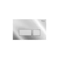   CeraStyle NIL NYOMÓLAP falsík alatti WC tartályhoz - dupla - KRÓM