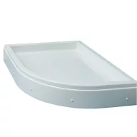   Favorit HEDO zuhanytálca íves aszimmetrikus BAL - szaniter akril - 115 x 90 cm