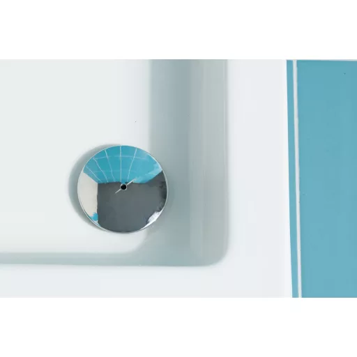 Favorit STEP zuhanytálca íves - szaniter akril - 80 x 80cm