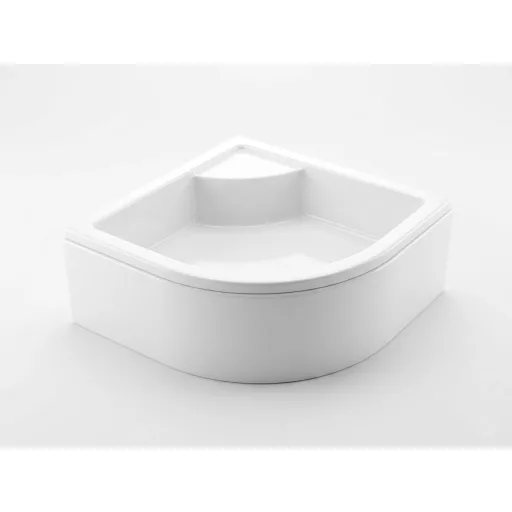 Favorit STEP MAGASÍTOTT zuhanytálca íves - szaniter akril - 90 x 90 x 32 cm