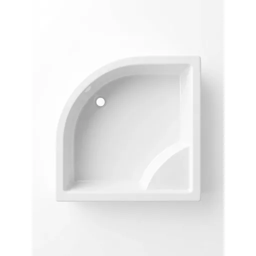 Favorit STEP MAGASÍTOTT zuhanytálca íves - szaniter akril - 90 x 90 x 32 cm