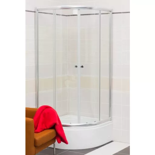 Favorit STEP MAGASÍTOTT zuhanytálca íves - szaniter akril - 90 x 90 x 32 cm