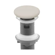   Klikk - klakk leeresztő - MATT BÉZS - túlfolyós mosdókagylóhoz - 5/4" - Ø 73 mm