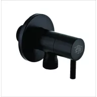   Caldo Freddo - sarokszelep - FEKETE - kerámiabetétes - 1/2 " - 3/8"