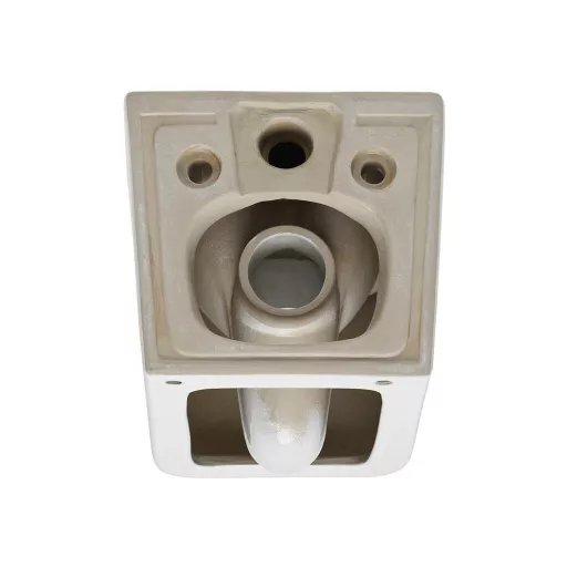 Eros ES QUADRO fali wc - ülőkével komplett - perem nélküli öblítés - 49,5 cm