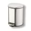 Viva DESIGN pedálos szemetes 5l - szálcsiszolt - soft close