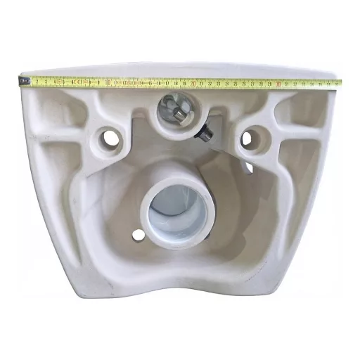 CeraStyle CITY fali WC - MATT FEHÉR- BEÉPÍTETT bidé funkcióval -rimless -perem nélküli