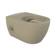   CeraStyle CITY fali WC - MATT BÉZS - BEÉPÍTETT bidé funkcióval - perem nélküli
