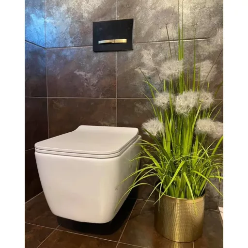 CeraStyle HERA fali WC - BEÉPÍTETT bidé funkcióval - rimless - perem nélküli