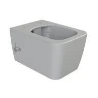   CeraStyle HERA fali WC - MATT SZÜRKE - BEÉPÍTETT bidé funkcióval - perem nélküli