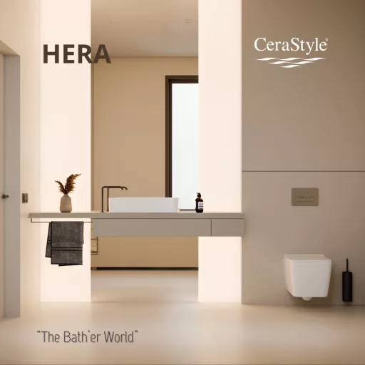 CeraStyle HERA fali WC - MATT FEHÉR - rimless - perem nélküli - rejtett szerelésű