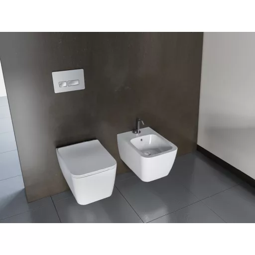 CeraStyle HERA fali WC - MATT FEHÉR - rimless - perem nélküli - rejtett szerelésű