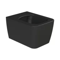   CeraStyle HERA fali WC - MATT FEKETE - rimless - perem nélküli - rejtett szerelésű