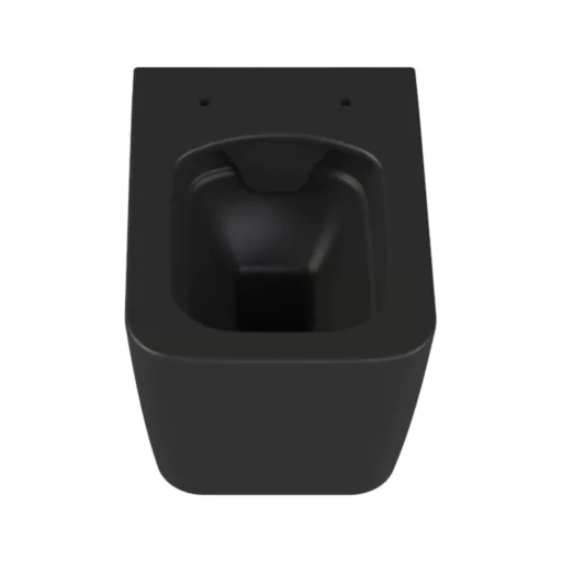 CeraStyle HERA fali WC - MATT FEKETE - rimless - perem nélküli - rejtett szerelésű