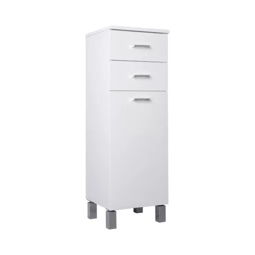 Viva STYLE fürdőszobai ÁLLÓSZEKRÉNY 100 szennyestartós - 2 fiók - 35 x 33 x 100 cm