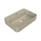 CeraStyle HERA - PULTRA ültethető - Top Counter - porcelán mosdó - MATT BÉZS - 60 x 42 cm