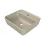 CeraStyle ONE - PULTRA ültethető - Top Counter mosdó -  - MATT BÉZS - 46 x 42 cm