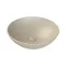 CeraStyle ZERO - PULTRA ültethető - Top Counter - porcelán mosdó - O - MATT BÉZS - Ø 46 cm