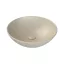 CeraStyle ZERO - PULTRA ültethető - Top Counter - porcelán mosdó - O - MATT BÉZS - Ø 46 cm