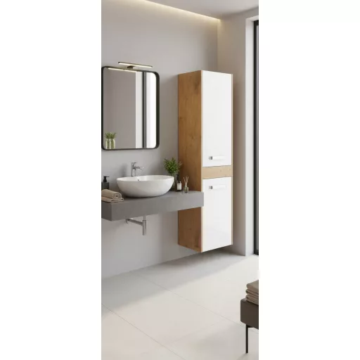 OUTLET - Viva STYLE Orient fali függesztett fürdőszobai ÁLLÓSZEKRÉNY - polcos - 160 x 40 cm