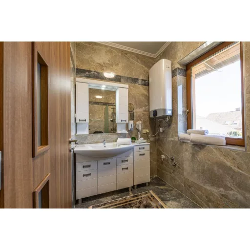 Viva SZQUARE 100 lábon álló fürdőszobabútor Sanovit ZENON 6095 porcelán mosdóval 97 x 51 cm