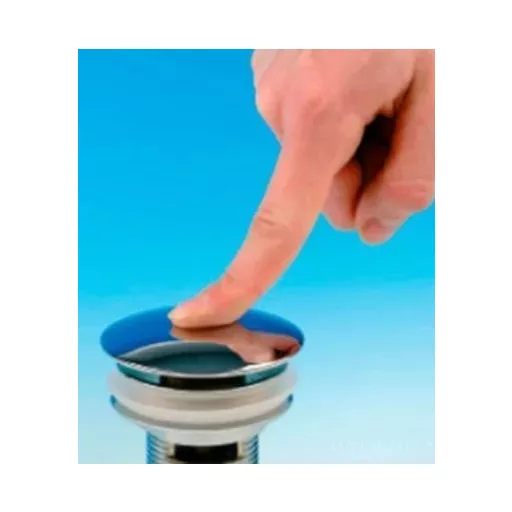 TEXO kádszifon - KRÓM - Klikk - klakk leeresztővel - flexibilis csővel - Ø 5/4" x 0,5 m x Ø 40 mm