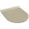 CeraStyle CITY SLIM WC ülőke - MATT BÉZS - duroplast - lecsapódásgátlós - könnyen levehető