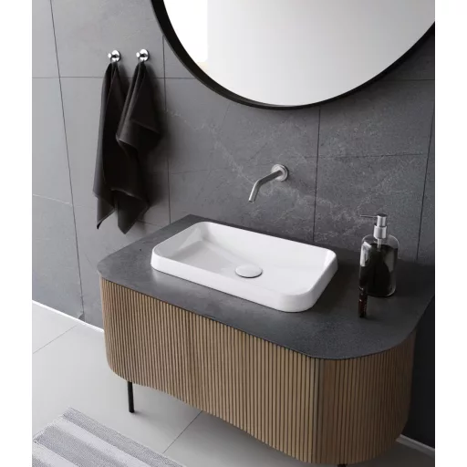 CeraStyle GRAND - PULTBA félig beültethető - Top Counter - porcelán mosdó - 49 x 30 cm