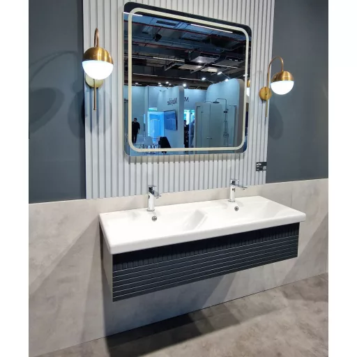 CeraStyle ELITE - DUPLA porcelán mosdókagyló - 120 x 45 cm