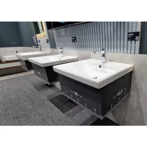 CeraStyle ELITE - porcelán mosdókagyló - 60 x 45 cm