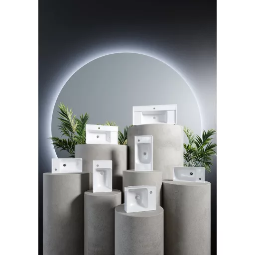 CeraStyle SHARP - BAL CSAPLYUKAS - porcelán mosdókagyló - 60 x 30 cm